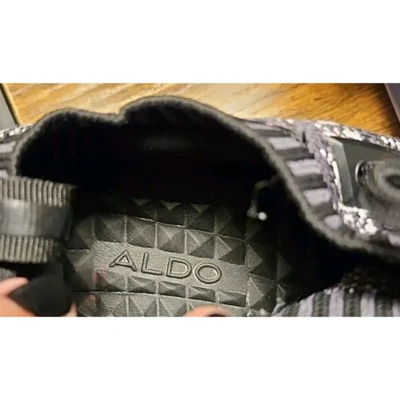 Aldo Women's Black Knit Walking Sneakers Size 7 - Picture 9 of 10